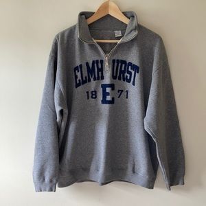 Elmhurst College Half Zip Pullover